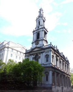Churches in London, UK: St Mary-le-Strand